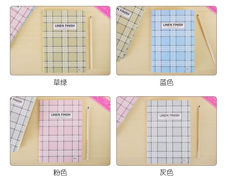 M&G Cloth notebook. Cloth 16K sewing book. Literature and art, soft paper, notebook diary 60 pages.(Random colors) APYFA056