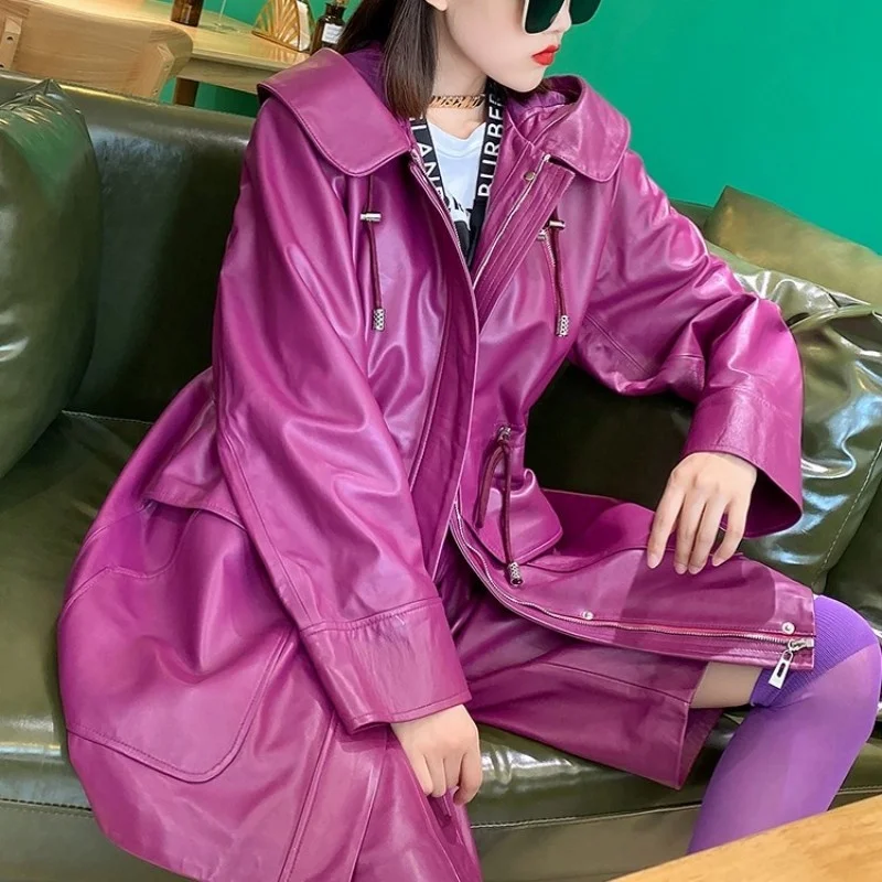 Рисунок 5 - Женский Длинный Тренч из овчины Harajuku
