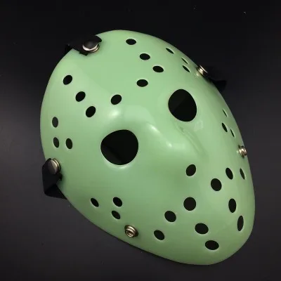 green Jason Voorhees Friday the 13th Horror Movie хоккейная страшная маска на Хеллоуин маска - Цвет: green