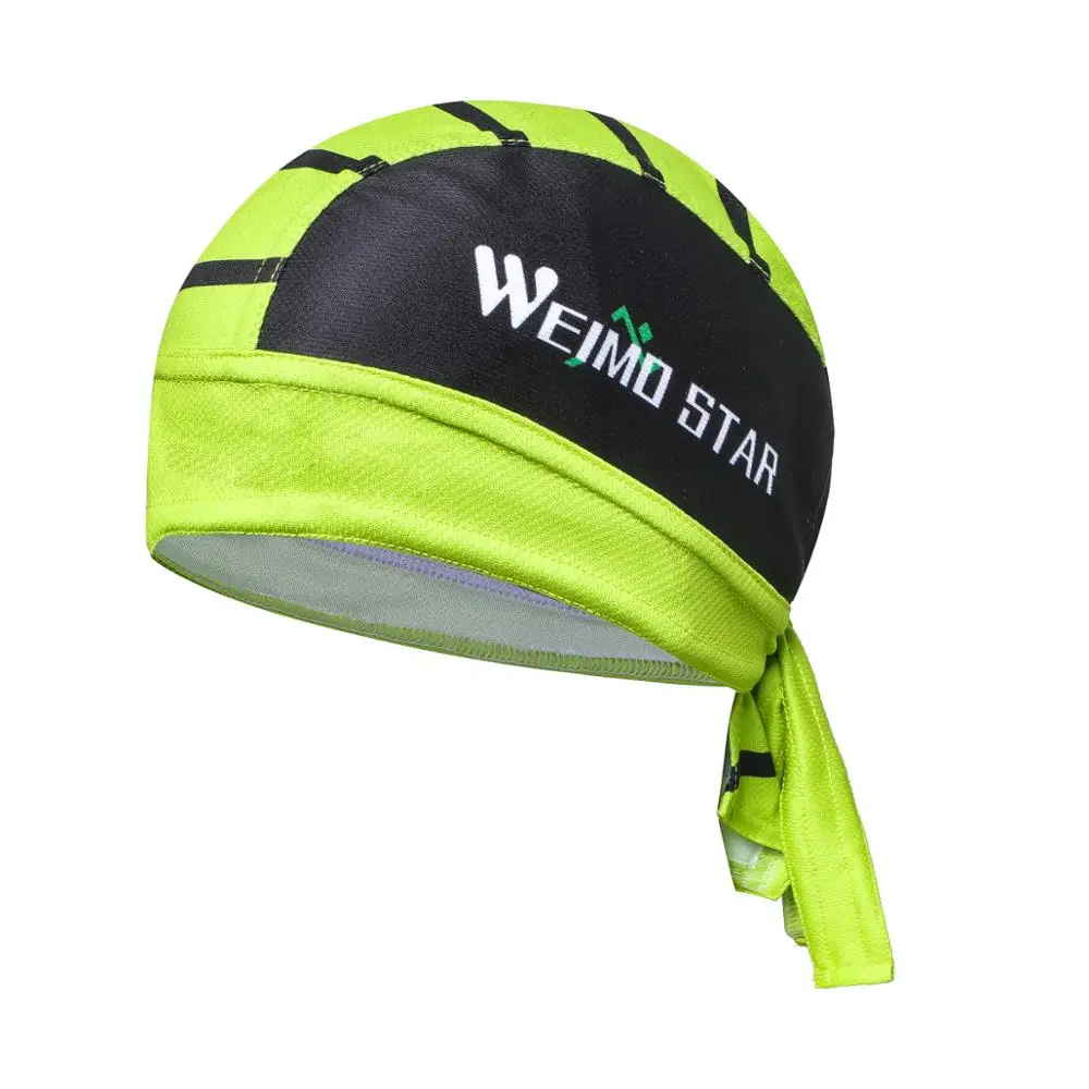 Weimostar Men Women Cycling Cap Bandana Head Coolmax Bike Team Quick Dry Sweat Hats MTB Sport Breathable Bicycle cap Helmet