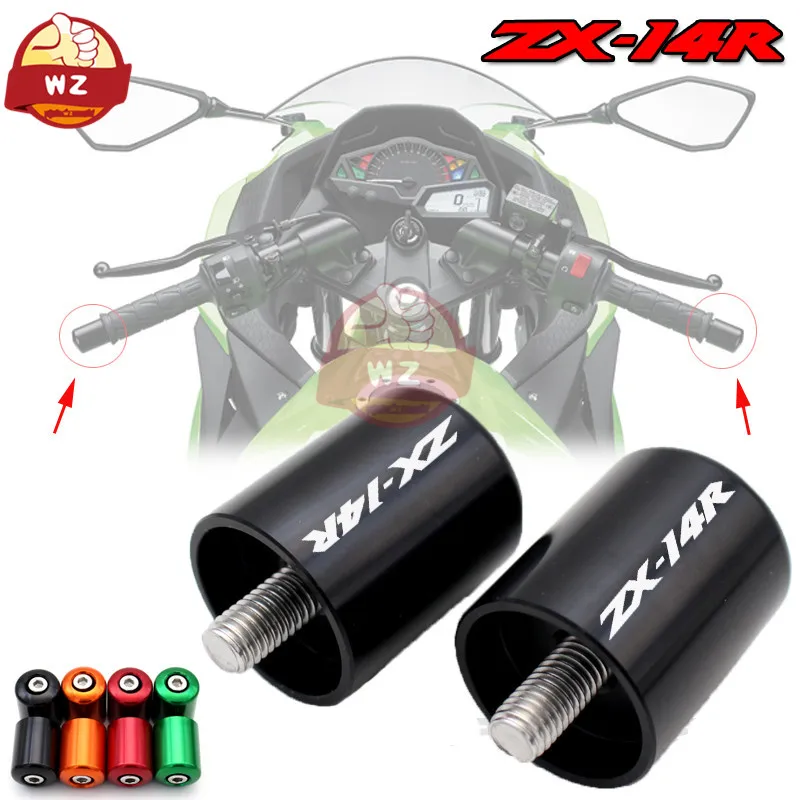 Для KAWASAKI ZX14R ZX-14R 2006-2018 2017 2016 2015 2014 2013 2012 2011 Запчасти для мотоциклов CNC крышка ручки |