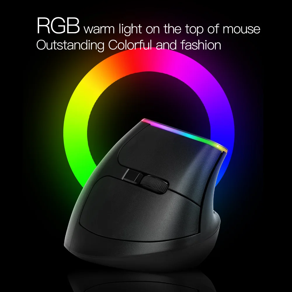 2.4 ghz 6 botões gamer rato rgb