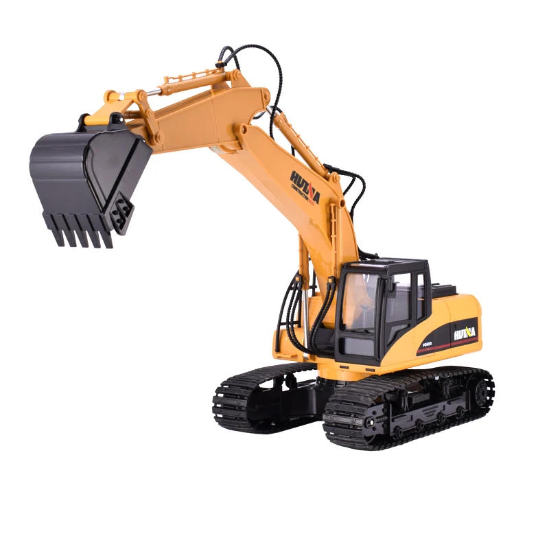 HUINA 1350 RC металлический экскаватор 1:14 Радиоуправляемый гусеничный автомобиль 15CH 2