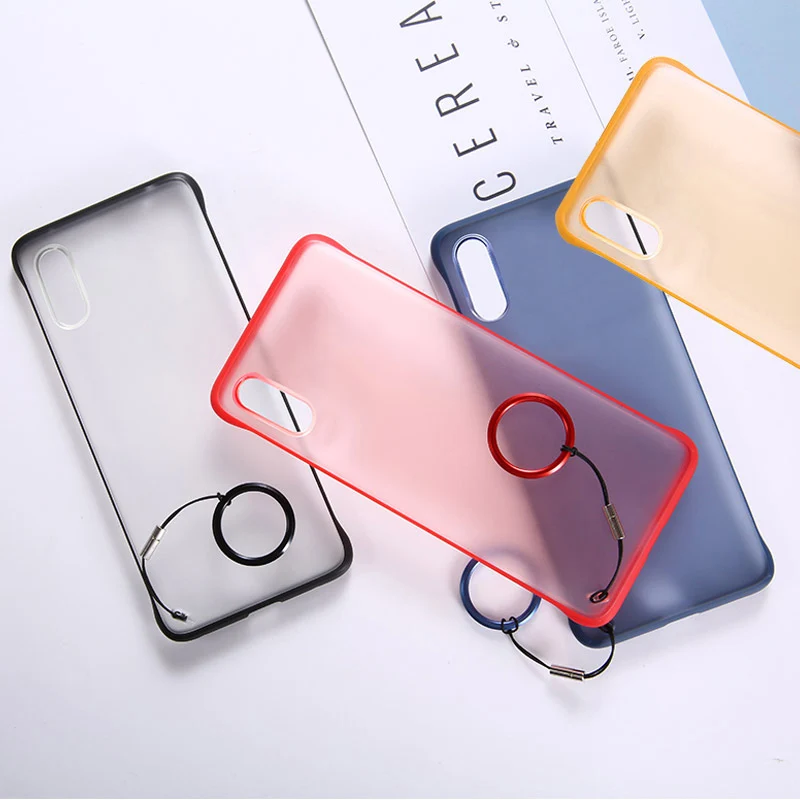 Матовый чехол для iPhone XS MAX XR X 8 8P 7 7P 6s 6 Plus защитная задняя крышка с кольцом без
