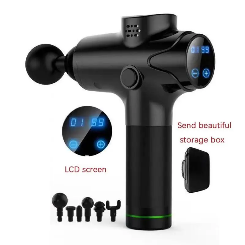 

25V Body Massager Muscle Relaxation Relief Pain Fatigue After Exercise Equip with Standard 6 Professional Massage Heads