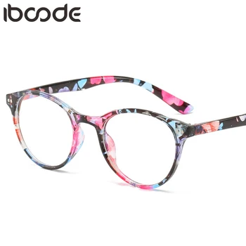 

iboode Vintage Optical Eyeglasses Women Frame Oval Unisex Spectacles Female Eye Glasses Oculos De Eyewear Prescription Glasses