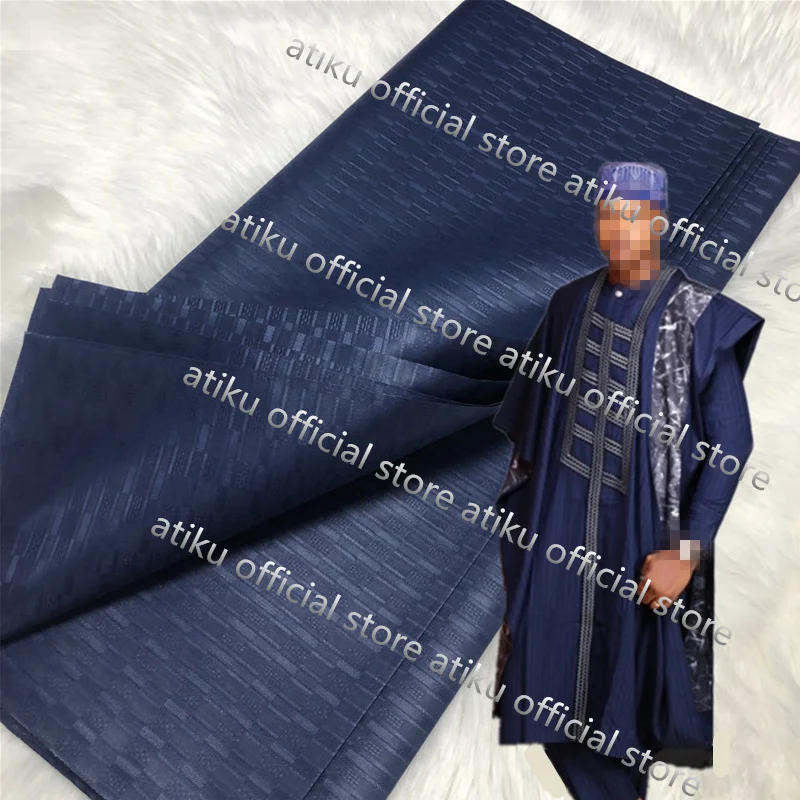 

5 yards per piece African Nigerian cotton pure color atiku lace for man cloth atiku fabric 25 colors for choose