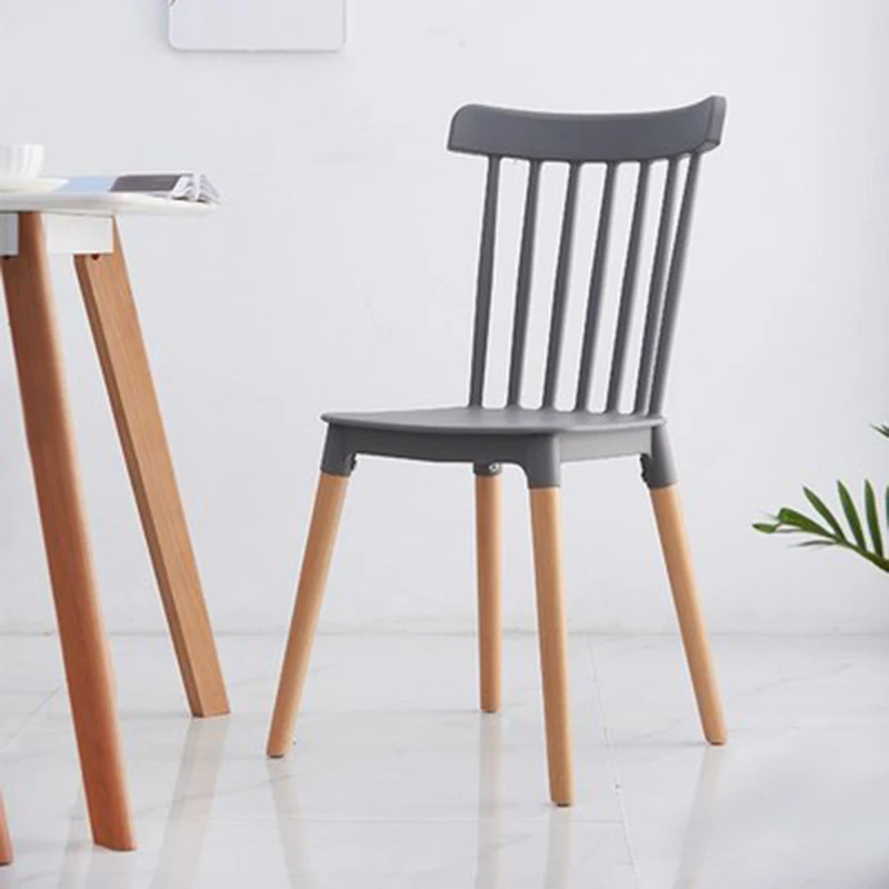 Cheap Nordic INS Windsor Chair Restaurant Dining Chair Restaurant Office Conference Computer Chair Bedroom Learning Bar Wood Chairs