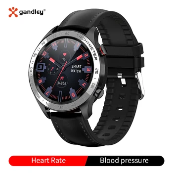 

Gandley R5 Full Round Touch Smartwatch with Heart Rate Monitor Multi-Sport Mode Menstrual Reminder IP68 Wateproof Smart Watch