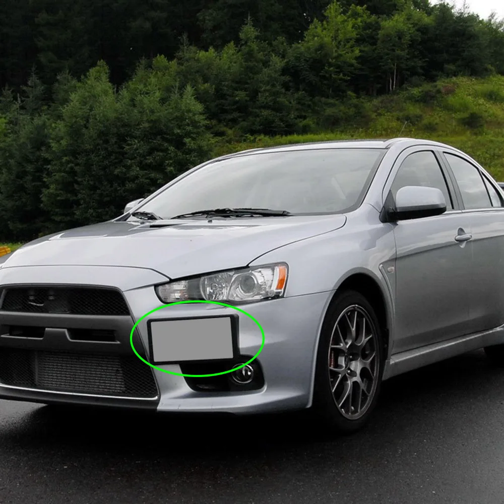 License Plate Holder For Mitsubishi Lancer GTS EVO X 2008-License Plate Holder Frame Relocator Base Car Accessory