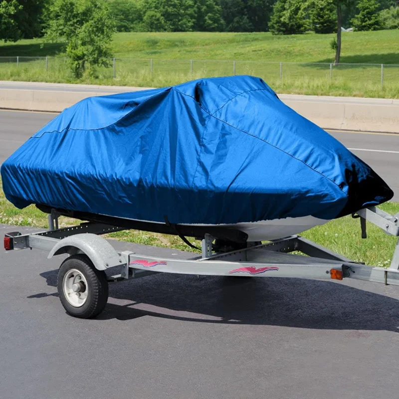 JayCreer Weatherproof Jet Ski Covers Default Color Black White Color boat cover