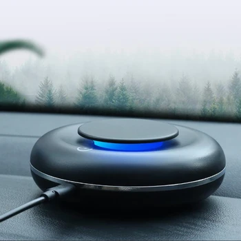 

Multifunctional car air purifier freshener USB car fresh air negative ion purifier aromatherapy ion generator