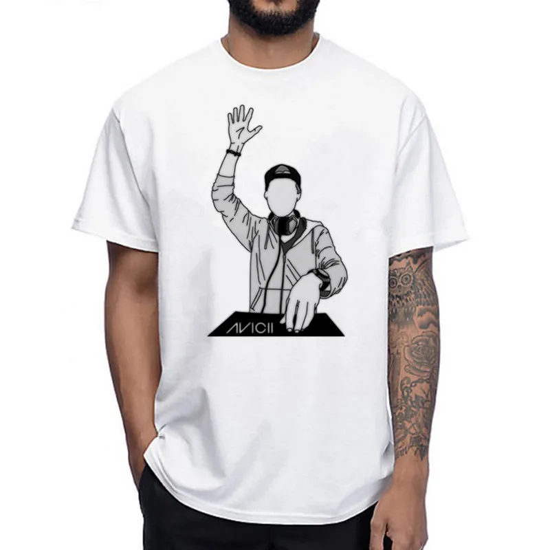 Новое поступление, Мужская футболка Avicii, Dj Avicii, футболка в стиле хип-хоп, Мужская забавная футболка, летняя повседневная футболка с коротким рукавом для мужчин/женщин - Цвет: 5674
