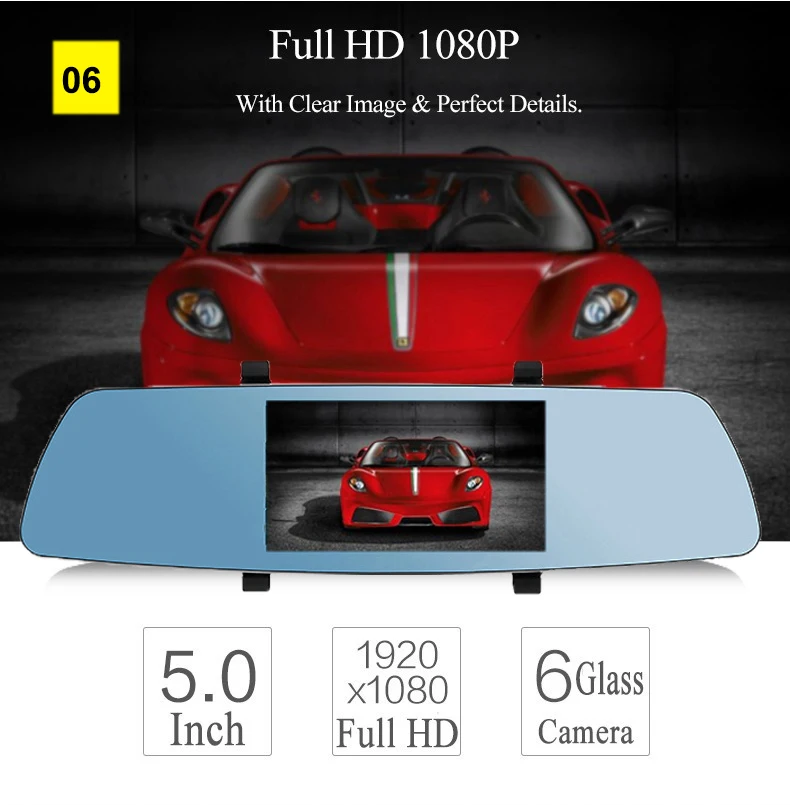 YI Smart Dash камера международная версия ночного видения HD 1080P 2," 140 градусов безопасное напоминание приборная панель H18