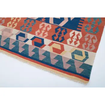 

198x294 Cm Blue Handmade Oriental Rug Rug-6x10 Ft