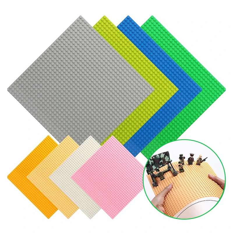 

32x32 floor 25x25 cm general insert building block floor base Building Toys with Legoinglys Assembl Children Christmas Gifts