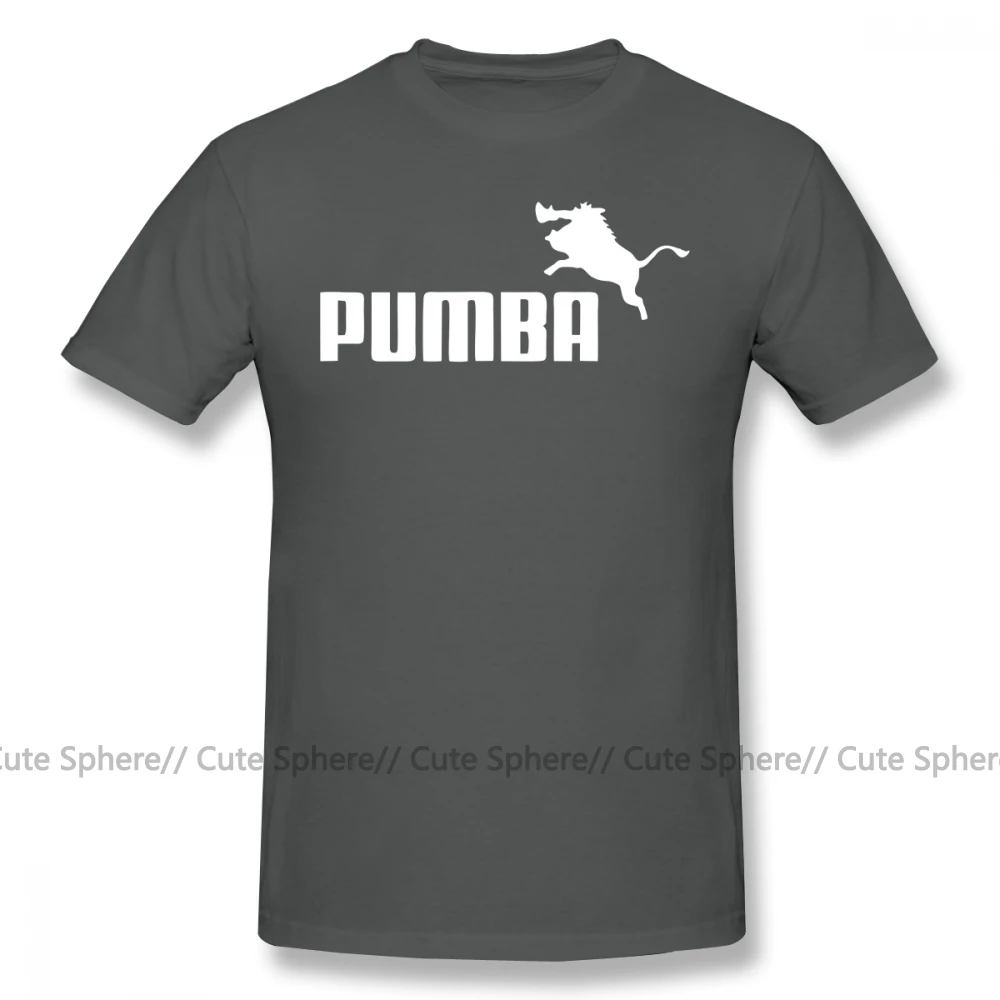 Футболка Pumba, футболка с логотипом Pumba, футболка с принтом, 100 хлопок, модная забавная Мужская ХХХ футболка с коротким рукавом