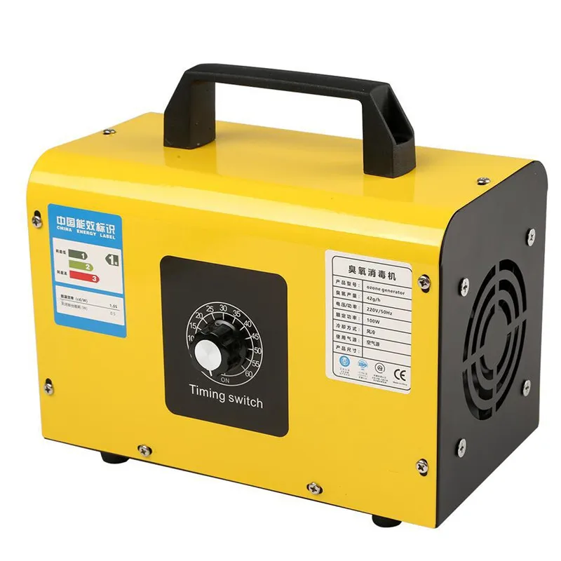 

48g Ozone generator ozone machine air purifier metal deodorization sterilization 220V Deodorant Disinfection Ozonizador Machine