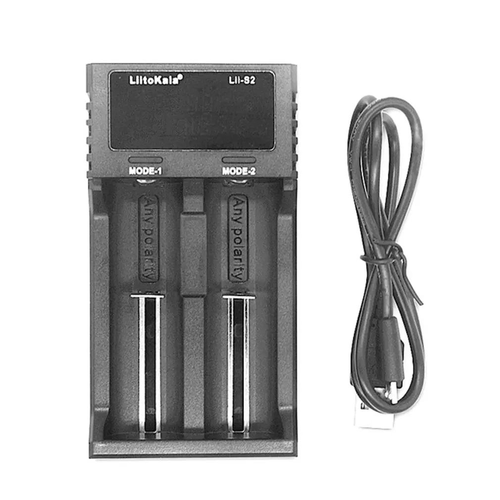 Liitokala Lii S1 S2 S4 18650 ЖК дисплей зарядное устройство 26650 21700 4 слота NiMH li ion батарея умное