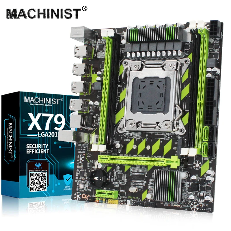 MACHINIST X79 LGA 2011 материнская плата M ATX M.2 NVME слот Поддержка Intel Xeon E5 V1 и V2 процессор DDR3 ECC RAM X79G настольная материнская плата|Материнские платы| | АлиЭкспресс