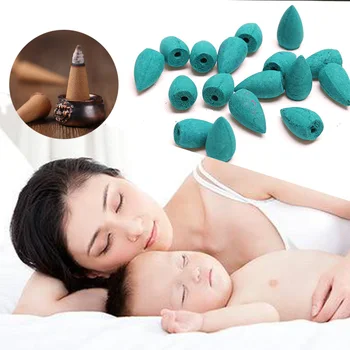 

20Pcs/Bag Tower Bullet Backflow Incense Home Bedroom Fragrances Indoor Hollow