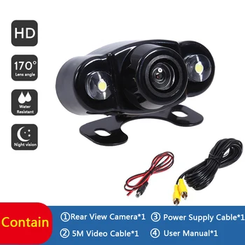 

Strong 2 LED Car Rear View Camera Backup Parking Camcorde HD Night Vision Viewside Reverse Reversing Monitor Car Cam For All Car