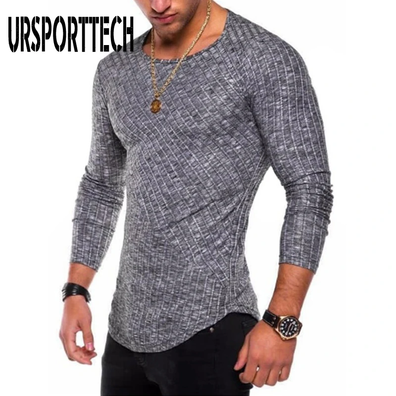 tight sleeve t shirts mens