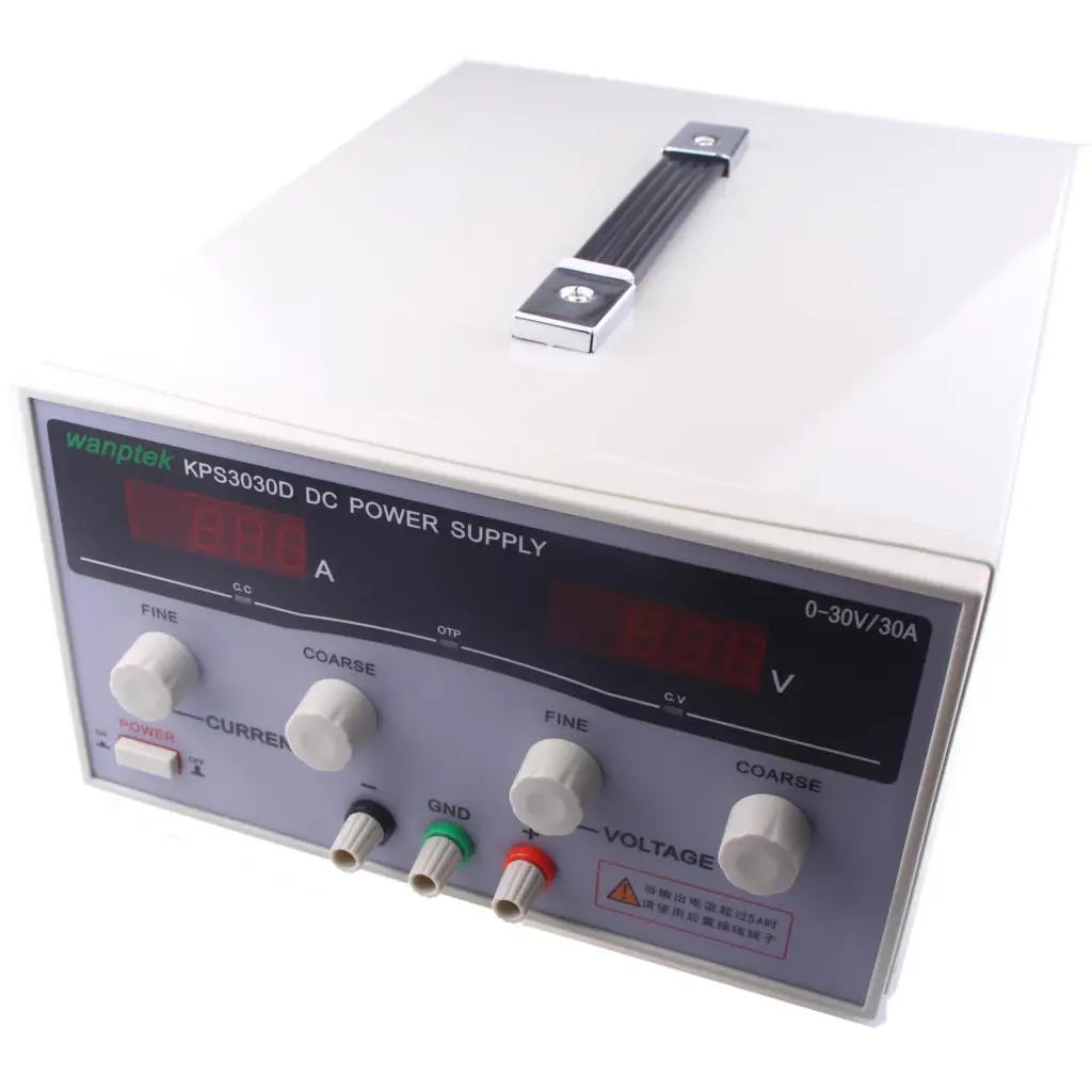 

Hot KPS3030D High precision High Power Adjustable LED Dual Display Switching DC power supply 220V 30V 30A 220V/110V