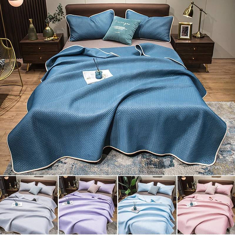 Couverture rafraîchissante pour les dormeurs chauds, pour l'été, avec une  paire d'oreillers | AliExpress