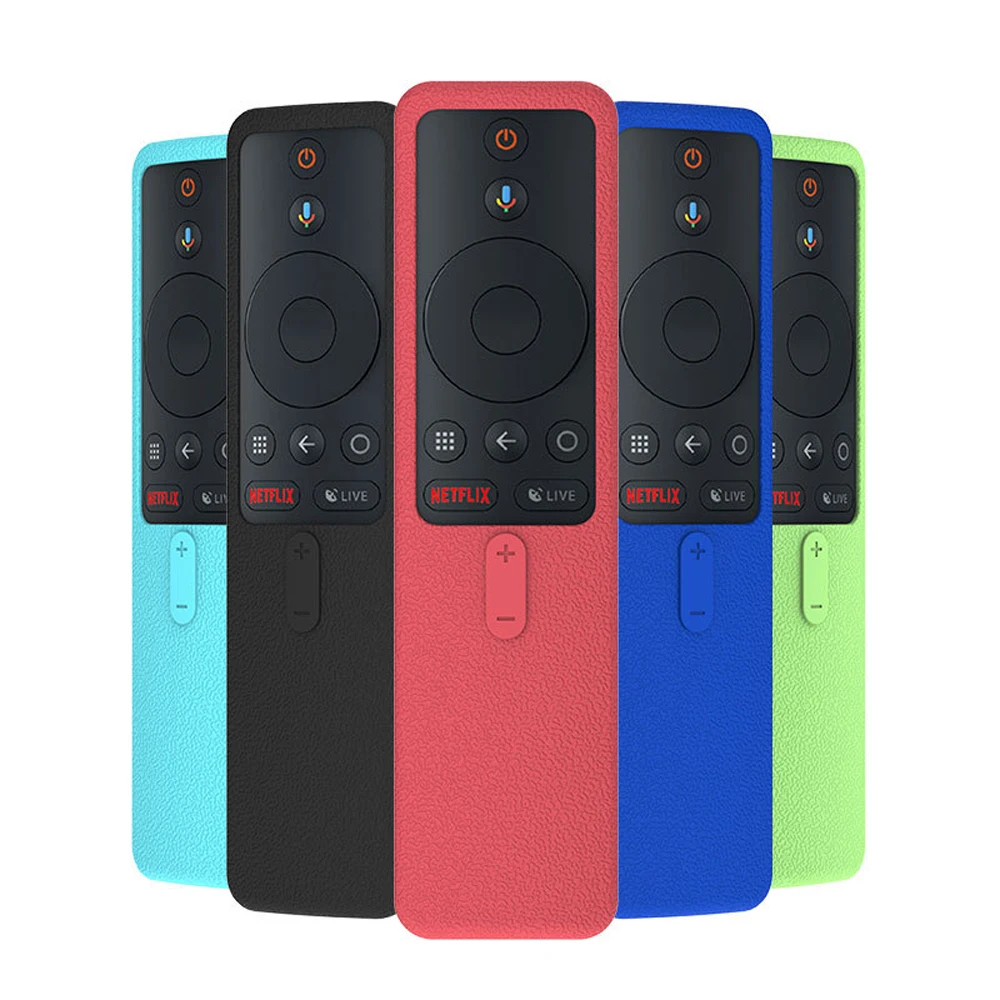 Silicone Smart TV Remote Control Case For Xiaomi Mi Box S Remote Controller Case For Xiaomi Soft Plain Remote Control Protector