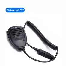 

Baofeng original Waterproof UV9R PTT Portable Radio Speaker Mic Walkie for BF UV-9R plus A58 BF-9700 UV-XR GT-3WP Two-way Radio