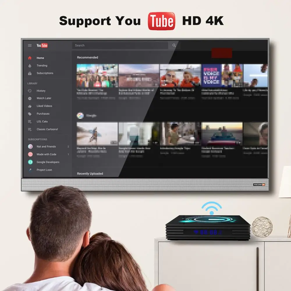 a95x F3 тонкий 8K Смарт ТВ приставка двухдиапазонный wifi BT со светодиодный дисплей USB3.0 поддержка Youtube 4K игры Netflix телеприставка