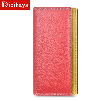 

DICIHAYA Genuine Leather Womens Wallets And Purses Hasp Zipper Wallet Women Female Purse Short Wallet Ladies Coin Card Holders