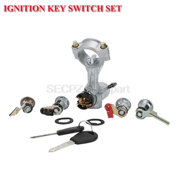

Car Start Switch Kits New Ignition Barrel Door Lock + SWITCH + Barn Lock For Nissan For Patrol GQ Y60 1988-1998