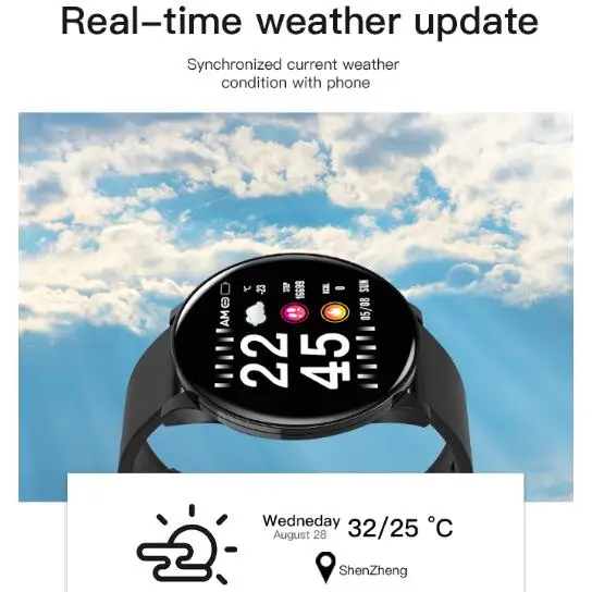 Slimy W8 для женщин и мужчин Смарт-часы водонепроницаемые спортивные для Iphone Android Smartwatch монитор сердечного ритма кровяное давление шагомер PK Q8