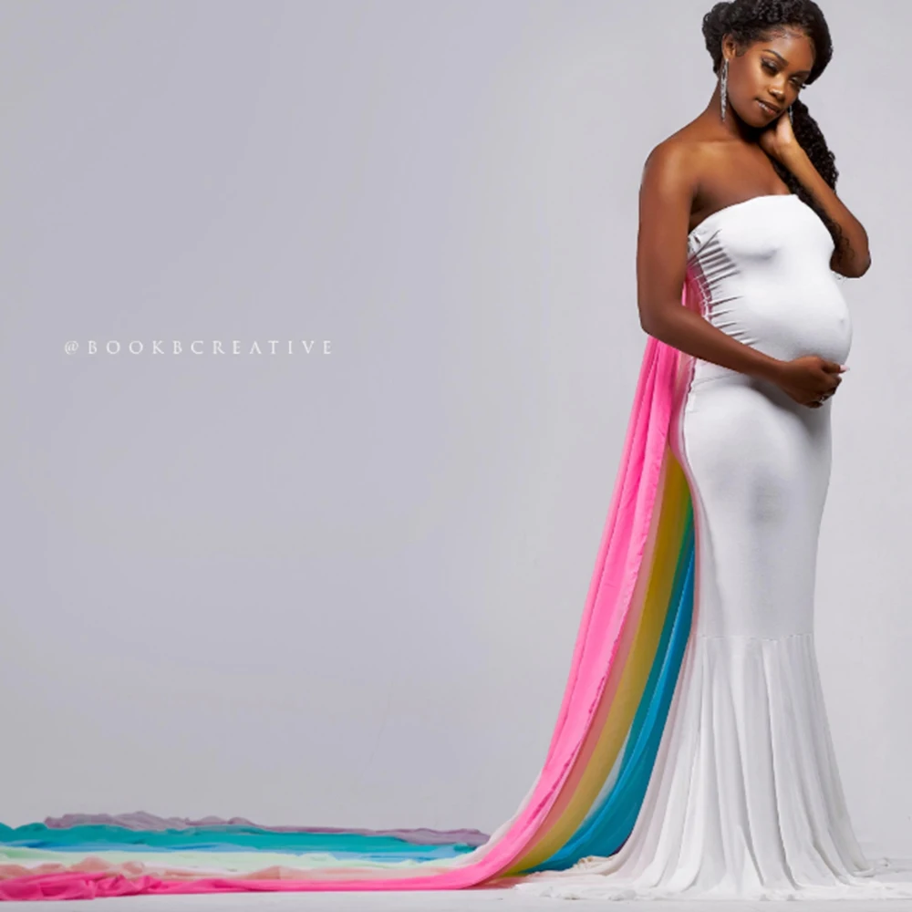 Don\u0026judy New Pastel Rainbow Chiffon 