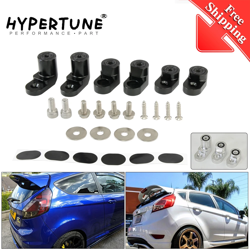 Car Wing For 14 Up Ford Fiesta St Anodized Rear Wing Spoiler Riser Lift Extension Vehicle Parts Accessories Dplegal Pe