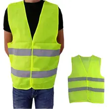 Дышащие светоотражающие полосы Защитная жилет, чтобы вы были заметны Предупреждение жилет