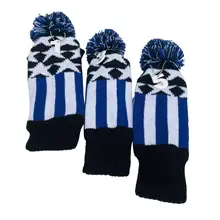 3 шт. Трикотажный чехол для гольфа, чехол для водителя, чехол для гольфа с деревянной головкой, подходит для водителя из дерева, для мужчин/женщин, гольфистов