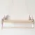 Nordic Style High-end Custom Wooden Bead Double Shelf Children's Room Soft Wall Decoration Shelf Home Decor