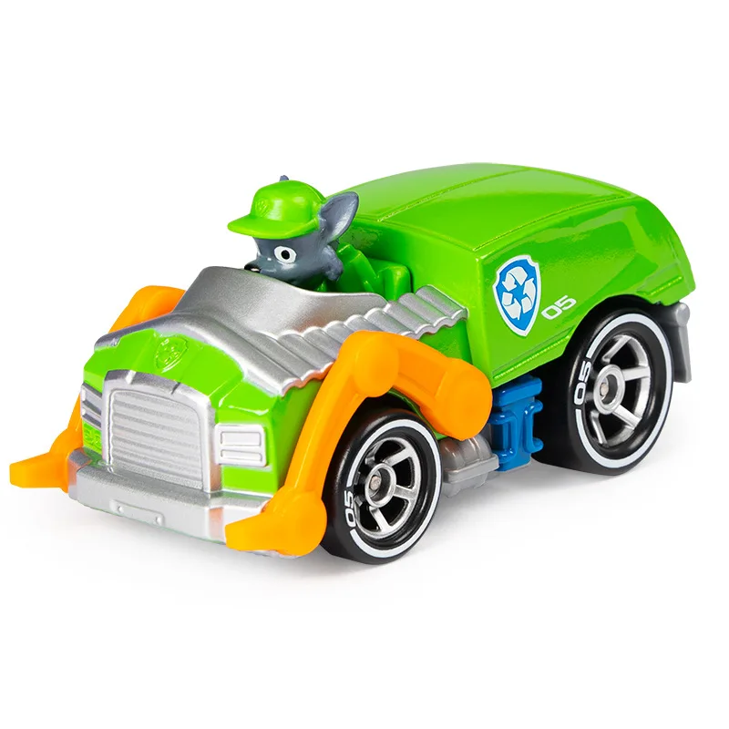 Original Paw Patrol Alloy Rescue Vehicle Inertia Cars Cartoon Anime Action Figure Diecast Model Car Toy Child Birthday Xmas Gift