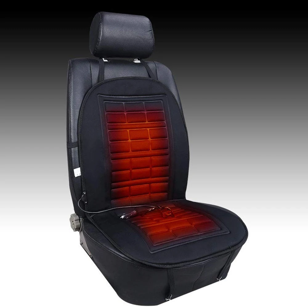 Fast Warmer 12V Car Heating Seat Cover Heated Cushion Hot Car Pad Cover use for Cold Weather and Winter Driving Heat Covers - Название цвета: 1pcs