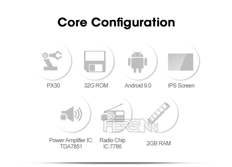 Clearance Fersinny CXH59081PX30  android 9.0 car dvd for Haval Hover Great Wall H5  car radio gps naviagtion multimedia dvd player 1