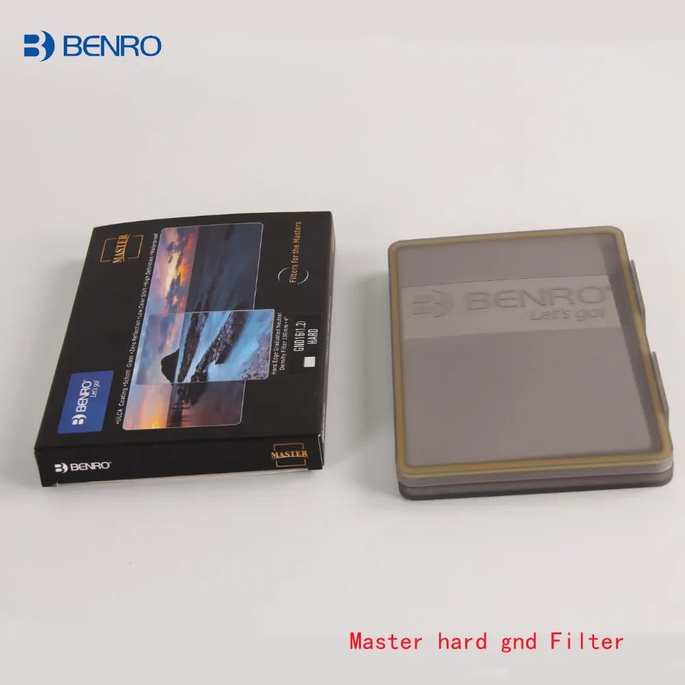 Benro 100x150 мм Master Hard GND 0,6 0,9 1,2 фильтр GND4 GND8 GND16, жесткий Градуированный фильтр с нейтральной плотностью оптического стекла