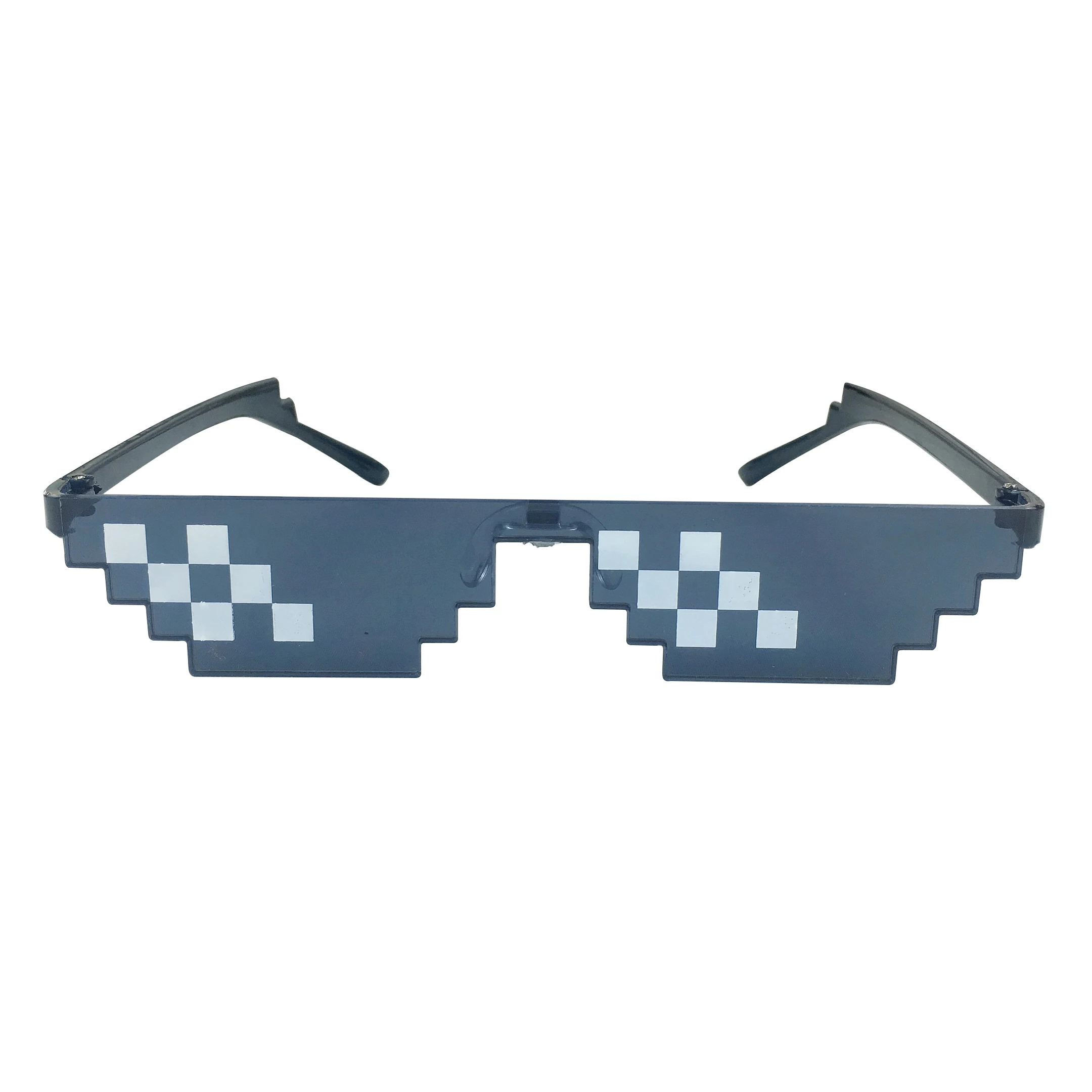 

Glasses 8 Bit MLG Pixelated Sunglasses Men Women Brand Designer Thug Life Party Eyeglasses Mosaic Eyewear