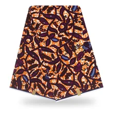 Miss. L популярная ткань Анкара африканская настоящая восковая печать 6 ярдов/шт. Высокое качество хлопок восковая ткань для одежды HL19S121201