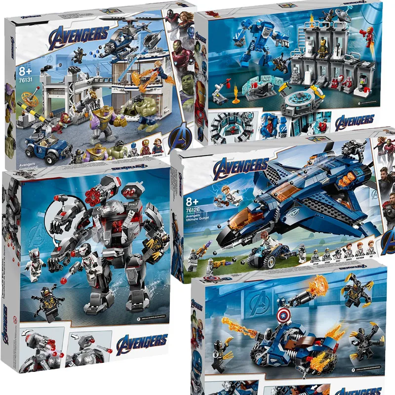 

New Super Heroe Avengers 4 Endgame Guardians of the Galaxy Building Blocks DIY Educational Bricks Toys For Children