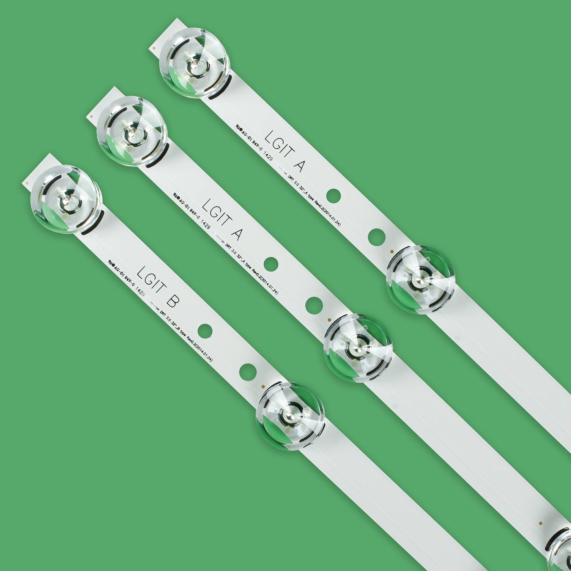 10set=30pcs LED strip for LG 32LB 32LF5800 32LB5610 32LB LGIT A B UOT A B innotek DRT 3.0 32 6916l-2223A 2224A 6916l-1974A 1975A