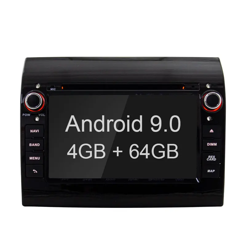 Topsna Android 9,0 Автомобильный мультимедийный плеер gps для Fiat Ducato 2008- CITROEN Jumper PEUGEOT Boxer 1 Din автомобильный Радио стерео wifi - Цвет: RAM4G   ROM 64G