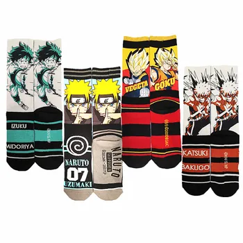 

Autumn and Winter Style Terry men's Socks Towel Bottom Printing Animation Cartoon Series Movie Characters Middle Barrel